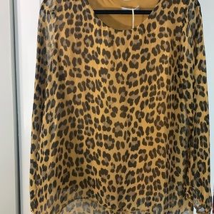 Nostalgia Cheetah Print Top